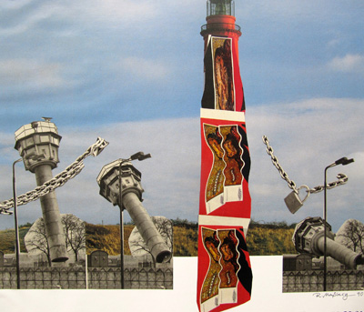 Leuchtturm des Westens Renata Massberg Collage