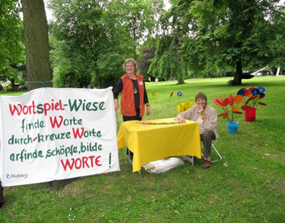 Wortspielwiese Hildesheimer Lyrikpark Renata Massberg